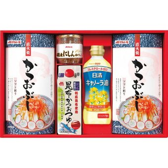 マルトモ バラエティギフト [26-0466-035] CR-30NS キャノーラ油 昆布かつおつゆ にしんほぐし 直火焼ソフトパック 詰め合わせ お中元 お歳暮 内祝い ギフト