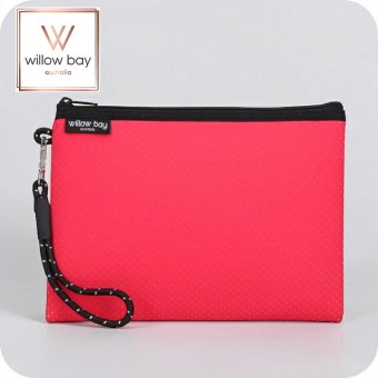 ウィローベイ ポーチ レディース ブランド WILLOWBAY ウィローベイラージブティックポーチ クラッチバッグ FUCHSIA PINK