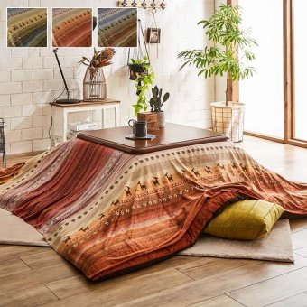 ギャッベ柄 こたつ布団 上掛け 長方形 掛け単品 『ラディ』 約210×250cm ギャベ柄のおしゃれなこたつ布団 ポリエステル こたつ掛布団 こたつふとん コタツ掛け布団 コタツ掛布団 こたつ用品 冬用 冬物 寝具 寝室用品 インテリア 肌触り