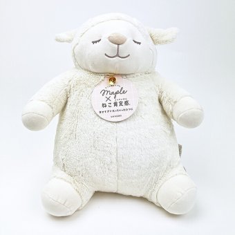 ひつじのメイプル ×ねこ肯定感  メイ 抱きまくら(L) ぬいぐるみ りぶはあと