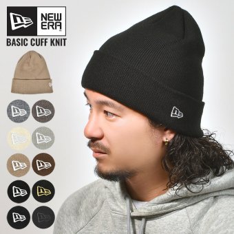ニット帽 ニューエラ NEWERA ベーシック カフニット ブランド メンズ レディース ニットキャップ 帽子 キャップ ビーニー 黒 ブラック グレー ブラウン 茶 ベージュ ワンポイント 刺繍 おしゃれ カジュアル スキー スノボー ダンス ストリート スポーツ 暖かい 秋冬 正規品