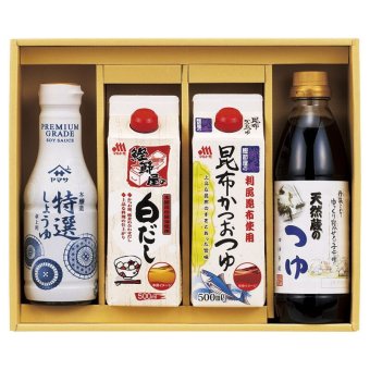 お歳暮・冬ギフト 上品な旨味調味料詰合せ No25 (JUH-25) ※送料無料(北海道・沖縄・離島への配送不可)