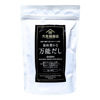 久世福商店　風味豊かな万能だし　8g×35包　280g　出汁パック　焼津かつお節・瀬戸内いりこ・焼きあご・昆布をブレンドした久世福の万能だし　#15248 [賞味期限 2027.03.21迄]