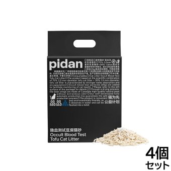 pidan おからミックス猫砂 （潜血チェック顆粒入り） 2.4kg×4個