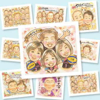 卒部のプレゼントに、贈り物にぴったりの似顔絵です。下書き確認ができるので、安心して贈れます。 似顔絵 卒部記念 贈り物 プレゼント 名入れ 手描き ギフト 卒部 スポ少 記念 スポーツ少年団 卒団 部活 引退 仲間 保護者 監督 コーチ 名入れ 下書き確認 修正無料 喜ばれる 一生もの 親孝行 そっくり 引退 一生もの 卒団 卒部記念 ホワイトデー ウェディングギフト 百寿祝い 引っ越し