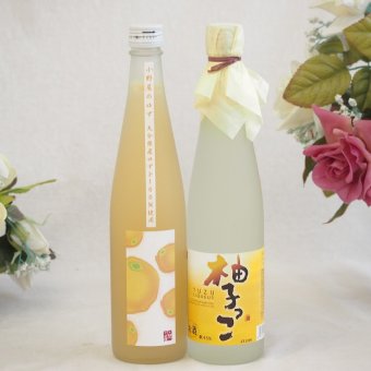 大人のリラックスタイムにぴったりなゆず酒2本セット(大分県産ゆず100% 小野屋のゆず6% 柚子っこ7%(愛知県)) 500ml×2本