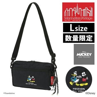 マンハッタンポーテージ ミッキーアンドフレンズ ショルダーバッグ ジョガーL JPN VER2 MP1404L2MIC26 メンズ レディース 送料無料 誕生日プレゼント ギフト ラッピング無料 【正規代理店】