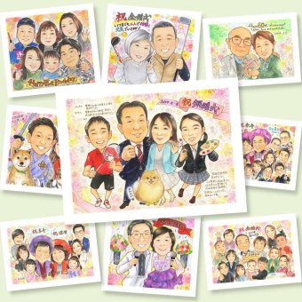 銀婚式の記念に、写真をもとに、心が和む似顔絵を描きます。修正無料で、納得しながら進められます。 結婚記念日 ギフト 似顔絵 プレゼント 贈り物 手描き 名入れ 銀婚式 金婚式 真珠婚 パートナー 両親 夫婦 名入れ 下書き確認 修正無料 親孝行 サプライズ 喜ばれる 実績多数 25周年 一生もの 記念日 銀婚式 節目 色紙 初任給 闘病中の方への励まし 二次会 百寿祝い カラフル クリスマス