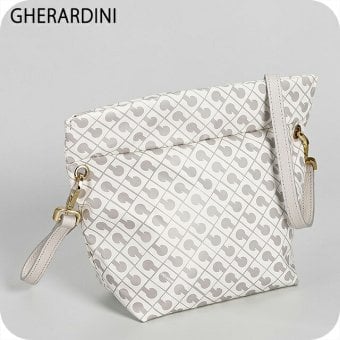ゲラルディーニ ショルダーバッグ レディース ブランド GHERARDINI Italy GH0310 COCON ホワイト/グレー