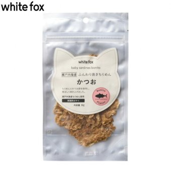 WHITE FOX ホワイトフォックス ふんわり焼きちりめん かつお 猫用おやつ 8g