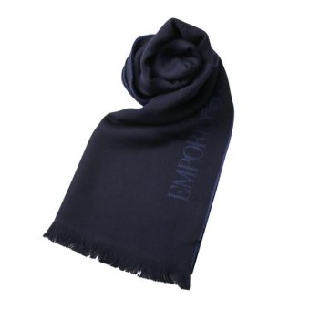 EMPORIO ARMANI エンポリオアルマーニ マフラー 625007-cc307-18935 メンズ NAVY BLU CINA マフラー