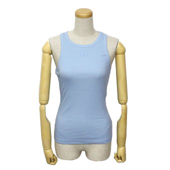 ガニー GANNI トップス タンクトップ T4143-326 ウィメンズ レディース Soft Chambray ライトブルー 海外正規品