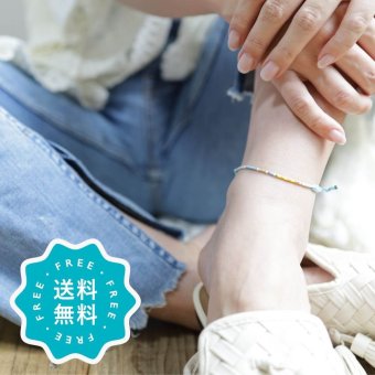 アンクレット レディース つけっぱなし つけっぱなし日本製 ターコイズ ゴールド 金属アレルギー 対応 ハンドメイド 誕生日 プレゼント 彼氏 彼女 結婚記念日 la siesta クリスマス 【67806】