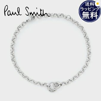 【無料ラッピング】 ポールスミス Paul Smith ブレスレット New Double Ring Motif シルバーブランド 正規品 新品 ギフト プレゼント 人気 おすすめ 誕生日 記念日 クリスマス 送料無料 psm522379
