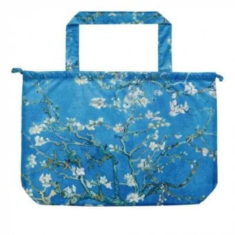 レインバッグカバー ゴッホ アーモンドの花 名画 おしゃれ 防水 撥水 エコバッグ 折りたたみ バッグカバー かばん 雨よけ 雨具 旅行 通勤 通学 便利グッズ レディース メンズ