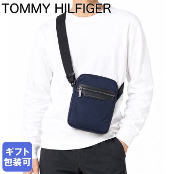 高品質ヨーロッパ輸入モデル トミーヒルフィガー TOMMY HILFIGER ショルダーバッグ NYLON MINI REPORTER メンズ スペースブルー AM0AM14688 DW6 SPACE BLUE 送別会 誕生日 結婚祝い 結婚式 彼氏 息子 夫 男性 名刺入れ 高級 父の日 母の日 即日発送