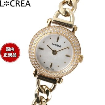 ルクレア LCREA クロンヌ COURONNE ソーラー 腕時計 レディース LC2401-GPCH
