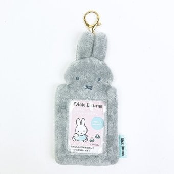 ミッフィー miffy もふもふフォトキーホルダー グレー カードケース 推し活