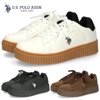 レディース スニーカー ローカット 厚底 靴 クオーターホース ユーエスポロアッスン U.S. POLO ASSN. PL00811