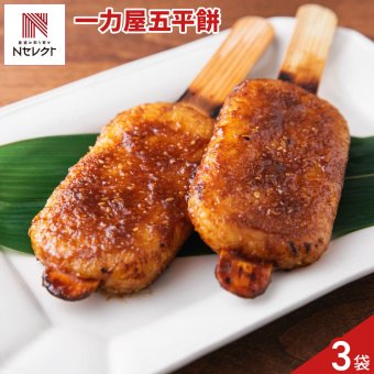 岐阜 一力屋 焼き五平餅 2本入 計3袋 五平餅 冷凍 レンチン 温めるだけ 郷土料理 惣菜