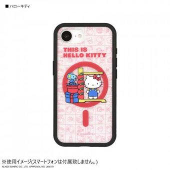 iPhone16e ケース ハローキティ IIIIIfit プランプフレーム サンリオ キャラクター 耐衝撃 ハイブリッド カバー スマホケース かわいい おしゃれ サンリオ正規ライセンス品