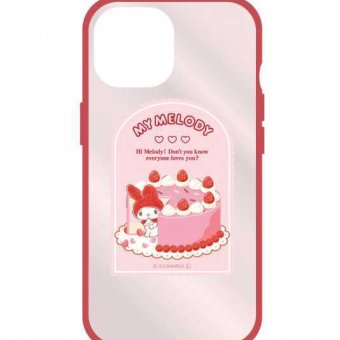iPhone15 ケース iPhone14 iPhone13 対応 サンリオ マイメロディ イーフィット IIIIfit Clear 耐衝撃 ハイブリッド スマホケース カバー ストラップホール付き かわいい キャラクター サンリオ正規ライセンス品