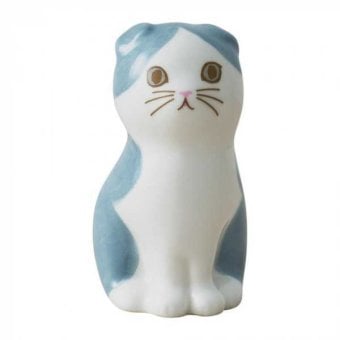 フラワースタンド ペンスタンド 仔猫 スコティッシュフォールド 磁器製 置物 インテリア 小物入れ 卓上収納 デスク周り 癒し グッズ 動物 雑貨 おしゃれ かわいい ギフト プレゼント セトクラフト