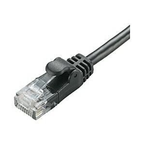 エレコム LD-GPY／BK5  CAT6準拠 Gigabit やわらかLANケーブル ヨリ線 ブラック 5m