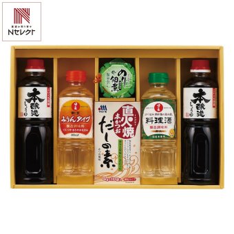 佃煮 調味料 バラエティ ギフトセット 5種 計6点入 調味料セット 醤油 だしの素 のり佃煮【北海道・沖縄県・離島 配送不可】