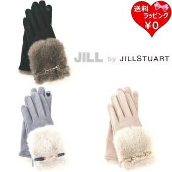 【無料ラッピング】 ジル バイ ジルスチュアート JILL by JILLSTUART 手袋 ビット付きフェイクファー グローブ レディース ブランド 正規品 新品 ギフト プレゼント 人気 おすすめ 誕生日 記念日 クリスマス 送料無料 jbj522735