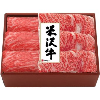 米沢牛黄木 米沢牛すき焼用 (YRMS100) [お中元][お歳暮] ※送料無料(北海道・沖縄・離島への配送不可)