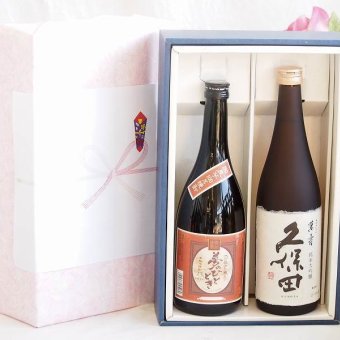 プレミアム焼酎 夢のひとときギフトボックス 本格芋焼酎 夢のひととき23°(大分県)720ml日本酒久保田萬寿15°(新潟県)720ml