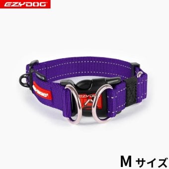 EZYDOG イージードッグ 首輪 ダブルロックカラー M パープル