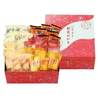 送料無料 お歳暮 いろどり野菜おかき  ※11/2以降の出荷予定となります。北海道・沖縄・離島は配達不可 全国送料無料 御歳暮 早割 お歳暮2026 御挨拶 お取り寄せ グルメ スイーツ