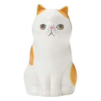 フラワーベース ペンスタンド 猫 雑貨 エキゾチック ネコ 小物入れ インテリア オブジェ 磁器 おしゃれ かわいい ギフト プレゼント セトクラフト