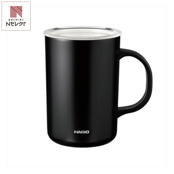 ハリオ セラミックコーティング 真空二重保温マグ 470mL ブラック マグカップ ステンレスマグ 保温保冷 カップ【北海道・沖縄県・離島 配送不可】