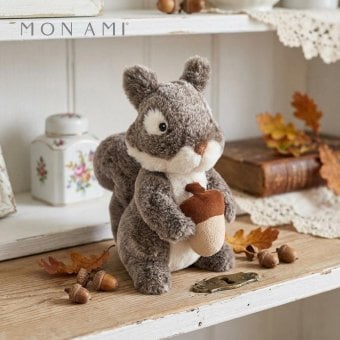 ノッティンガム リス 25cm | モナミ ぬいぐるみ 雑貨 アート デザイン かわいい ファーストトイ ギフト プレゼント Mon Ami 正規輸入品