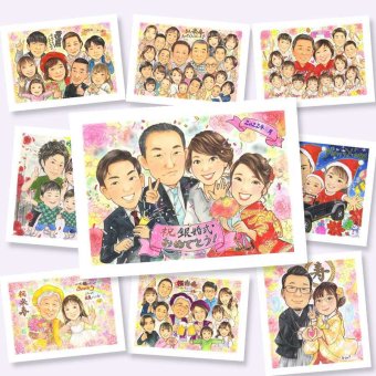 銀婚式のプレゼントに、ギフトにぴったりの似顔絵です。下書き確認ができるので、安心して贈れます。 贈り物 銀婚式 似顔絵 名入れ ギフト プレゼント 手描き 銀婚式 真珠婚 金婚式 夫婦 両親 パートナー 下書き確認 名入れ 修正無料 そっくり 喜ばれる サプライズ かわいい 銀婚式 記念日 25周年 一生もの 喜寿祝い 感動 大人数 キレイ 感謝の品 バレンタインデー 白寿祝い 快気祝い 米寿祝い