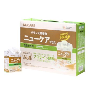 NUCARE ニューケアPlus バランス栄養食 焙煎お豆味 200ml×16個 #59215 DAESANG Wellife　韓国産　※パッケージのデザインが予告なく変更する場合がございます。