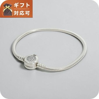 パンドラ PANDORA Moments Sparkling Crown O Snake Chain Braceletアクセサリーブレスレット 599046c01-18 レディースシルバー