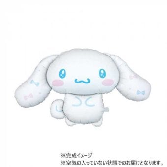 ダイカットバルーン シナモロール リボン サンリオ キャラクターズ 風船 ビッグサイズ 特大 飾り付け パーティー イベント 誕生日 お祝い デコレーション 子供部屋 インテリア 撮影小物 映え グッズ サンリオ正規ライセンス品