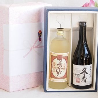 プレミアム焼酎 夢のひとときギフトボックス 熟成麦焼酎 夢のひととき25°(大分県)720ml麦焼酎久寿25°(三重県)720ml