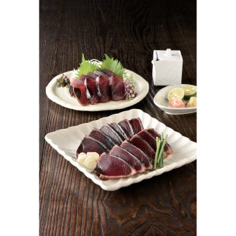 鹿児島県枕崎産　一本釣り鰹　炭７５０／タレ６／刺７５０／醤２