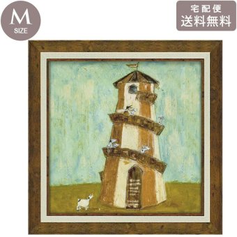 サムトフト ヘルタースケルター ST-08132 Mサイズ アートフレーム 絵画 犬 人物 ギフト アート おしゃれ 北欧 インテリア お部屋