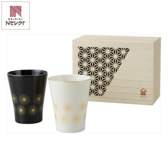 華日和 木箱入フリーカップセット 2個入 和モダン カップセット 進物用食器【北海道・沖縄県・離島 配送不可】