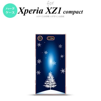 【SO02K】【スマホケース/スマホカバー】【エクスペリア XZ1】SO02K スマホケース Xperia XZ1 Compact SO-02K カバー エクスペリア XZ1 雪とツリー  nk-so02k-639【メール便送料無料】