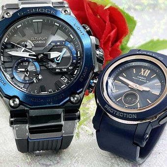 ペアウオッチ gショック恋人たちのGショックペア G-SHOCK BABY-G ペアウォッチ ペア腕時計 カシオ 2本セット gショック 電波ソーラー MTG-B2000B-1A2JF BGA-2900-2AJFラッピング無料   クリスマスプレゼント