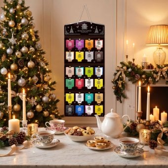 クリスマスギフト 冬ギフト お歳暮 お配りギフト アドベントカレンダー 「紅茶のホリデーカレンダー 2026」（ホリデーシルバー）