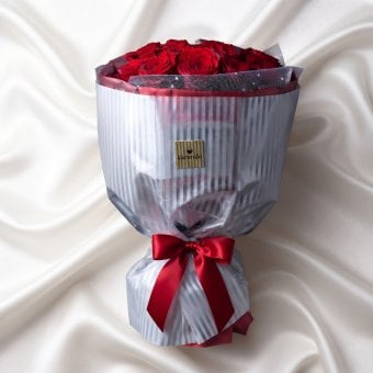 【プリザーブドフラワー】12本の赤バラ　枯れないお花 赤バラ サプライズ プロポーズ 告白 結婚記念日 プレゼント 記念 誕生日 ドキドキワクワク 人気
