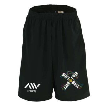 ソフトボール ハーフパンツ ドライ メンズ ウェア レディース ジュニア 練習着 短パン 速乾 スポーツ 名入れ おしゃれ 半スボン 文字入れ無料 「ネオンスタイルのクロスSOFTBALL」 アートワークスコウベ 【送料無料】